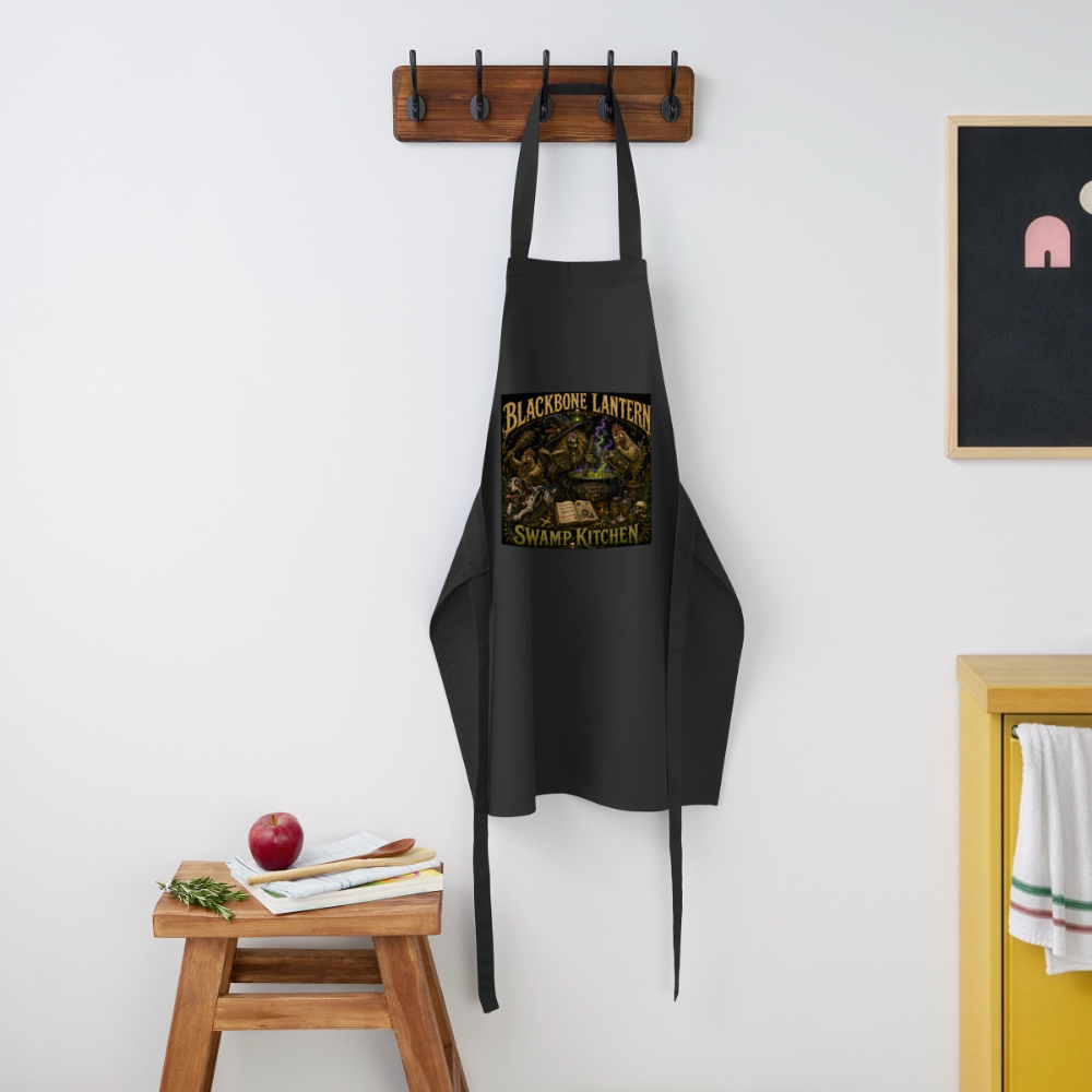Blackbone Lantern – Swamp Kitchen Apron - black
