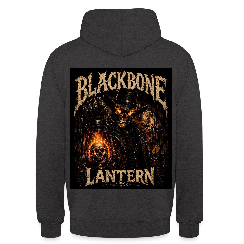 Blackbone Lantern – Outlaw of the Swamp Hoodie - charcoal grey