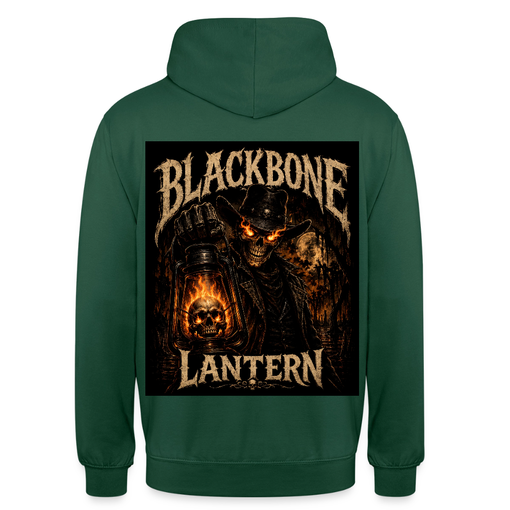 Blackbone Lantern – Outlaw of the Swamp Hoodie - bottle green
