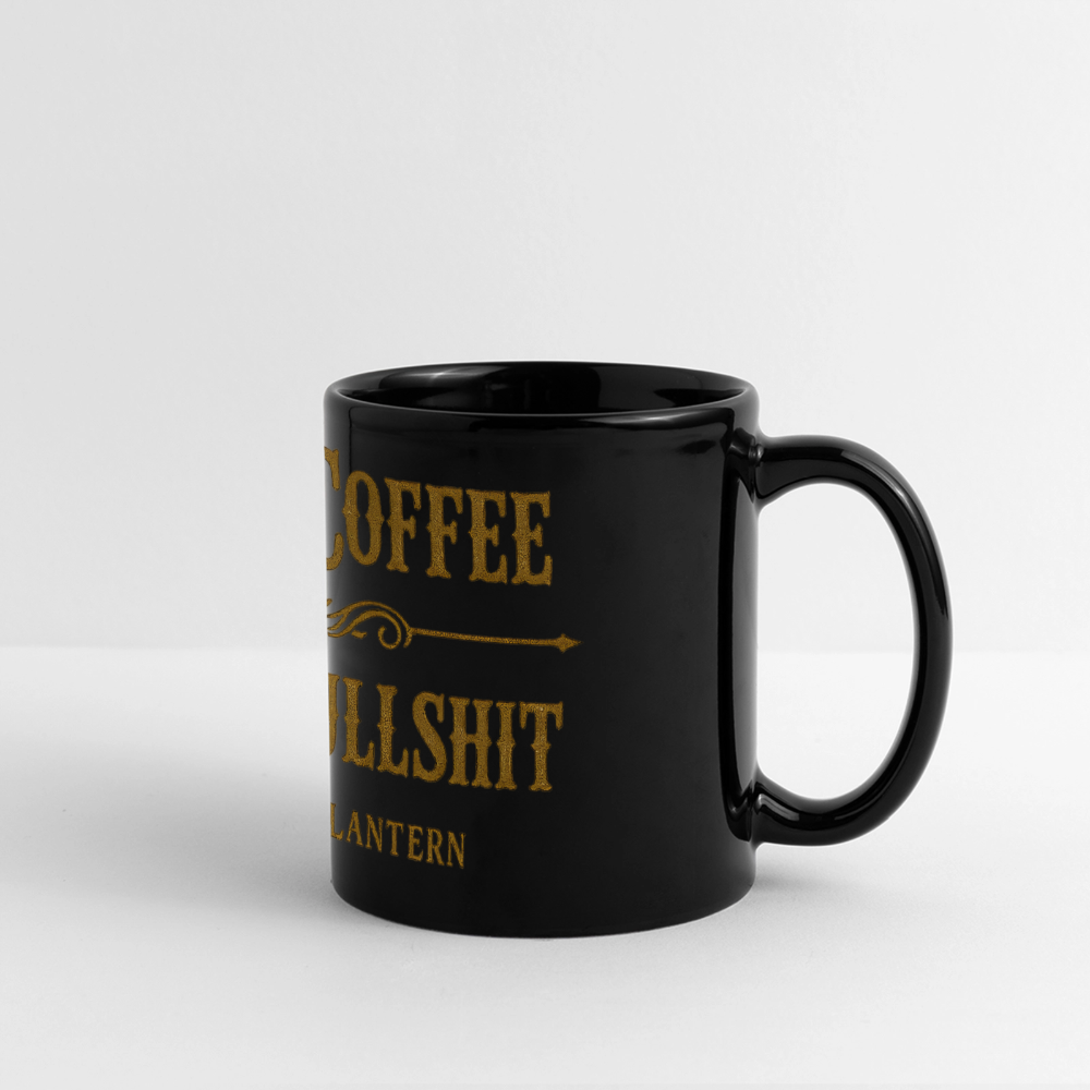 First Coffee, Then Bullshit – Blackbone Lantern Mug - black