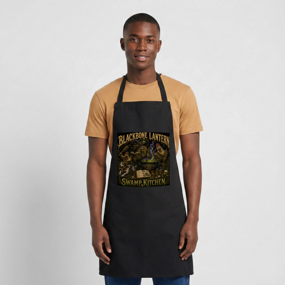 Blackbone Lantern – Swamp Kitchen Apron - black