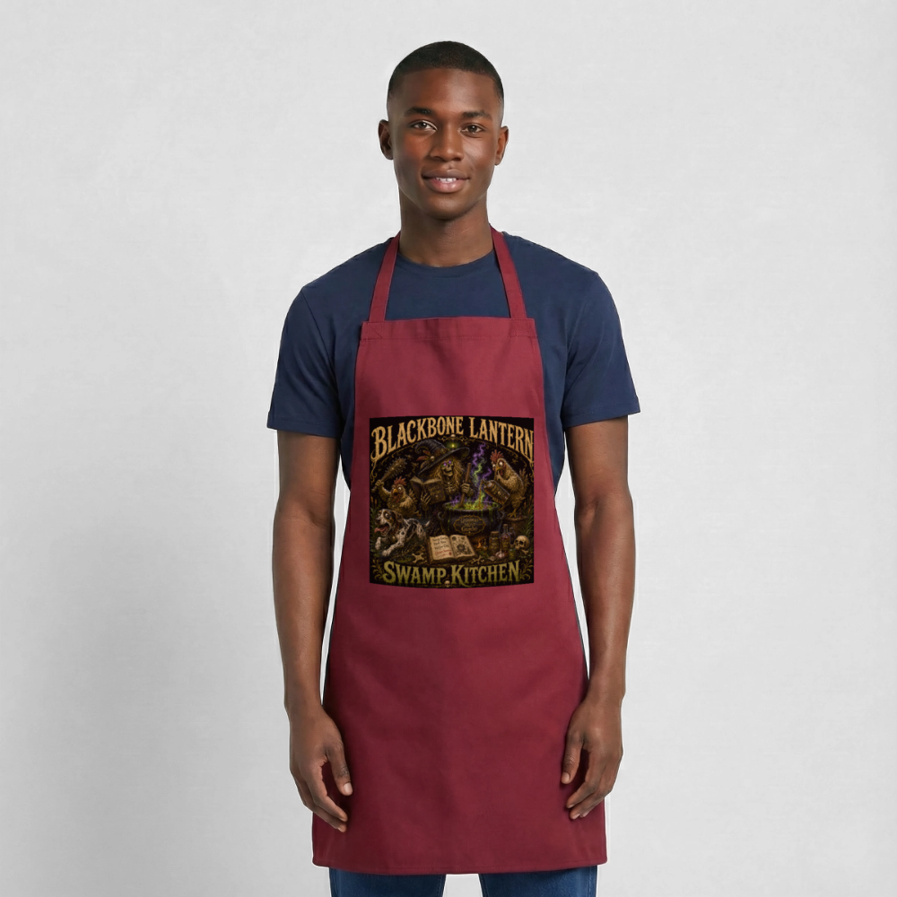 Blackbone Lantern – Swamp Kitchen Apron - bordeaux