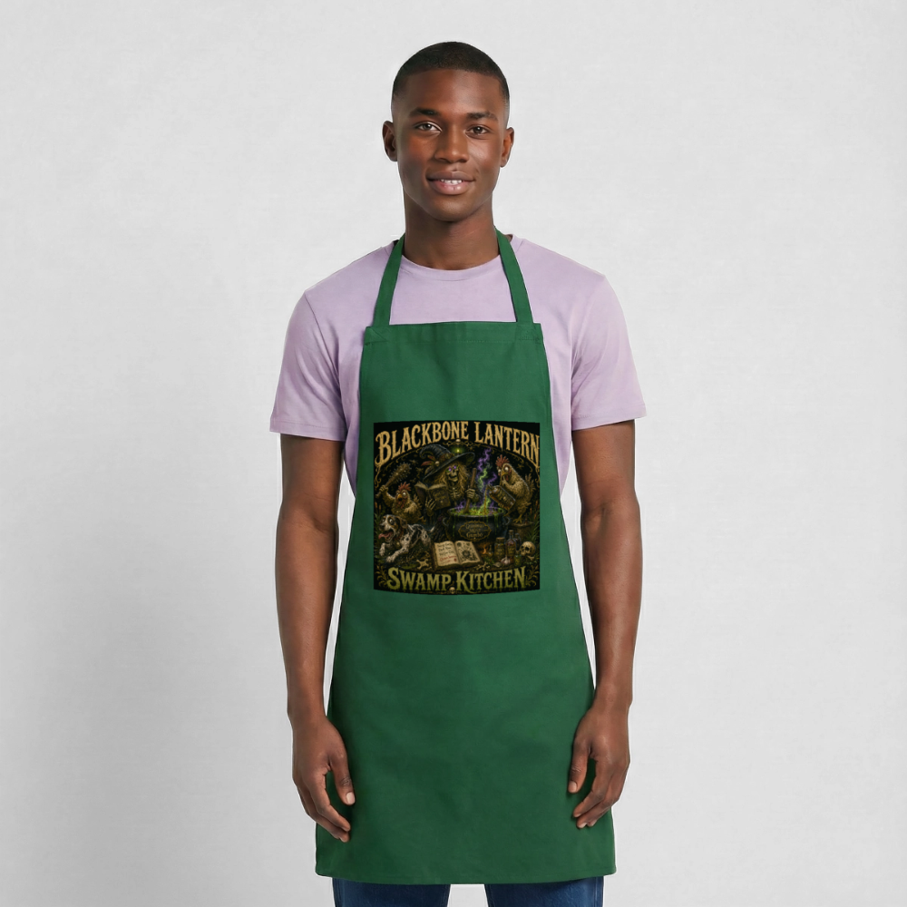 Blackbone Lantern – Swamp Kitchen Apron - green