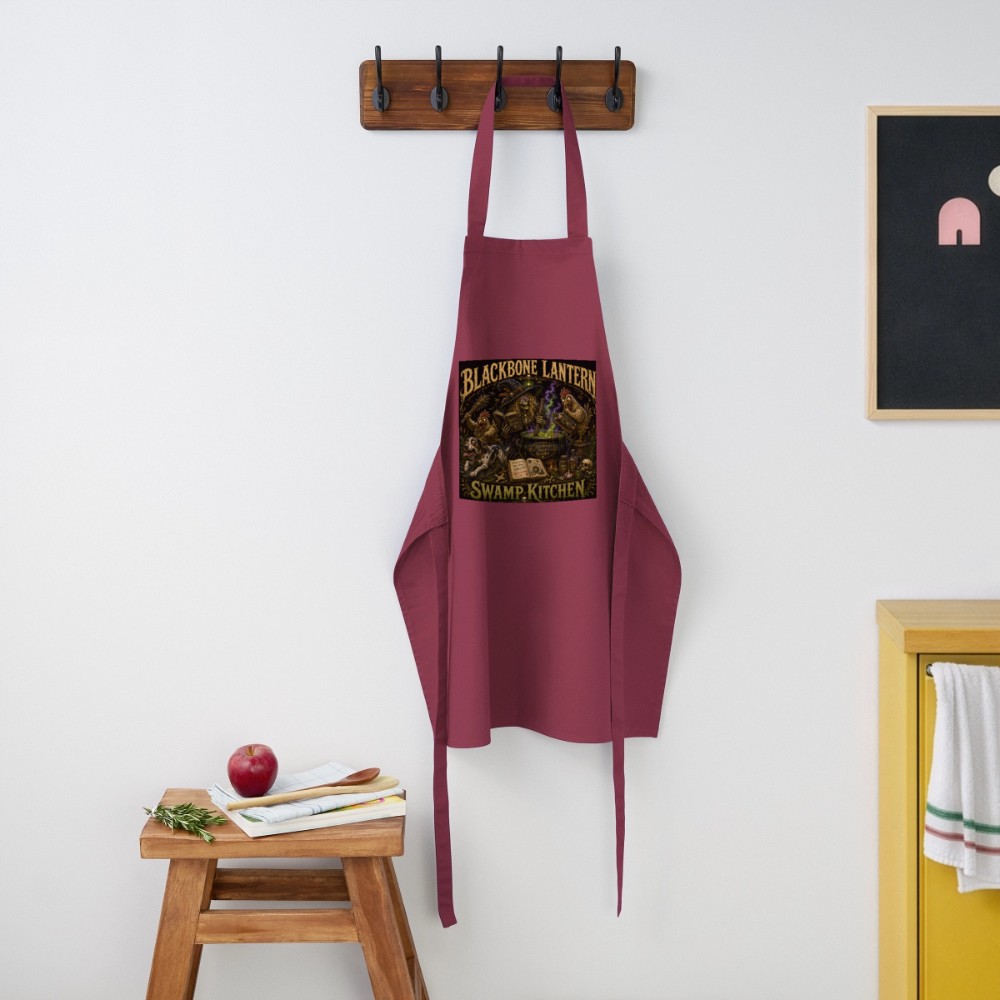 Blackbone Lantern – Swamp Kitchen Apron - bordeaux